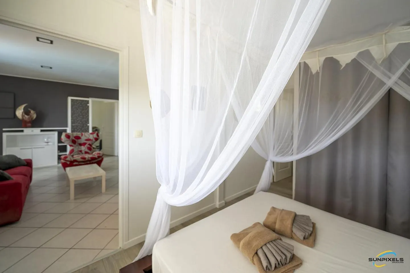 Villa An Ti Kwen Paradi 3 Chambres Avec Piscine Et Vue Mer لو أنسيه دو أرليتز