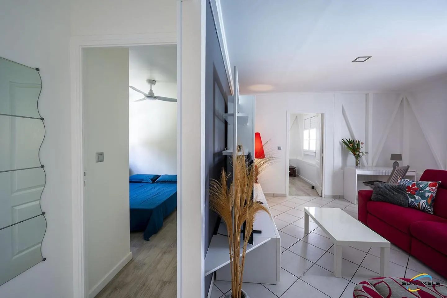 Villa An Ti Kwen Paradi 3 Chambres Avec Piscine Et Vue Mer لو أنسيه دو أرليتز